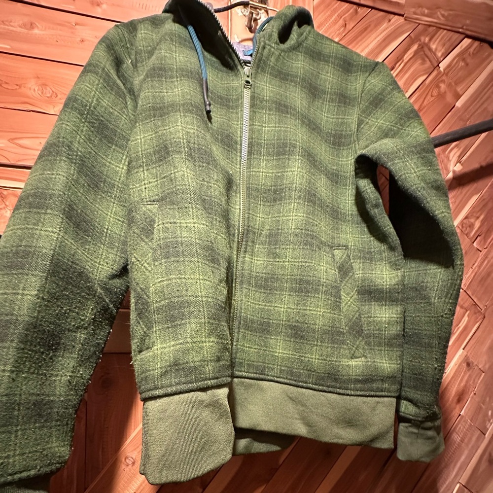 The North Face Plaid thermal jacket